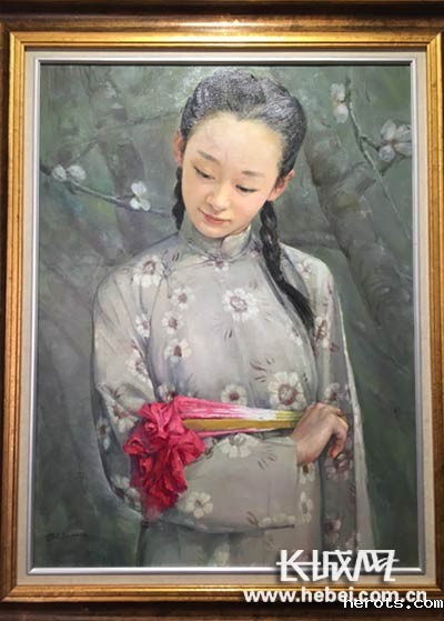 此次展出的教师作品。